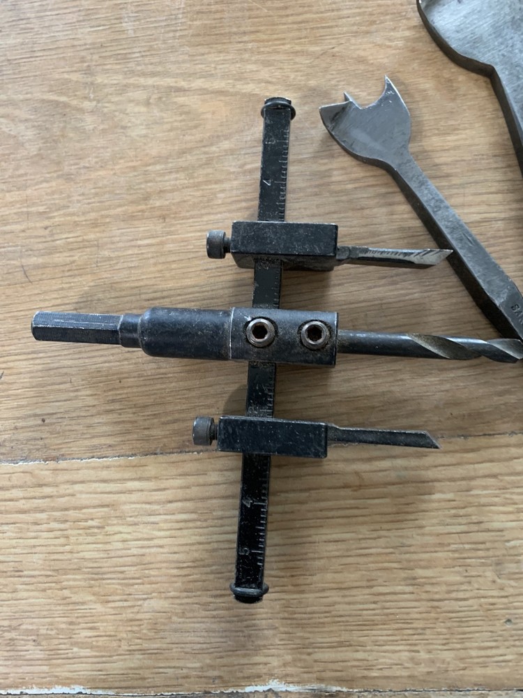 Vintage Woodworking adjustable Auger Bits
