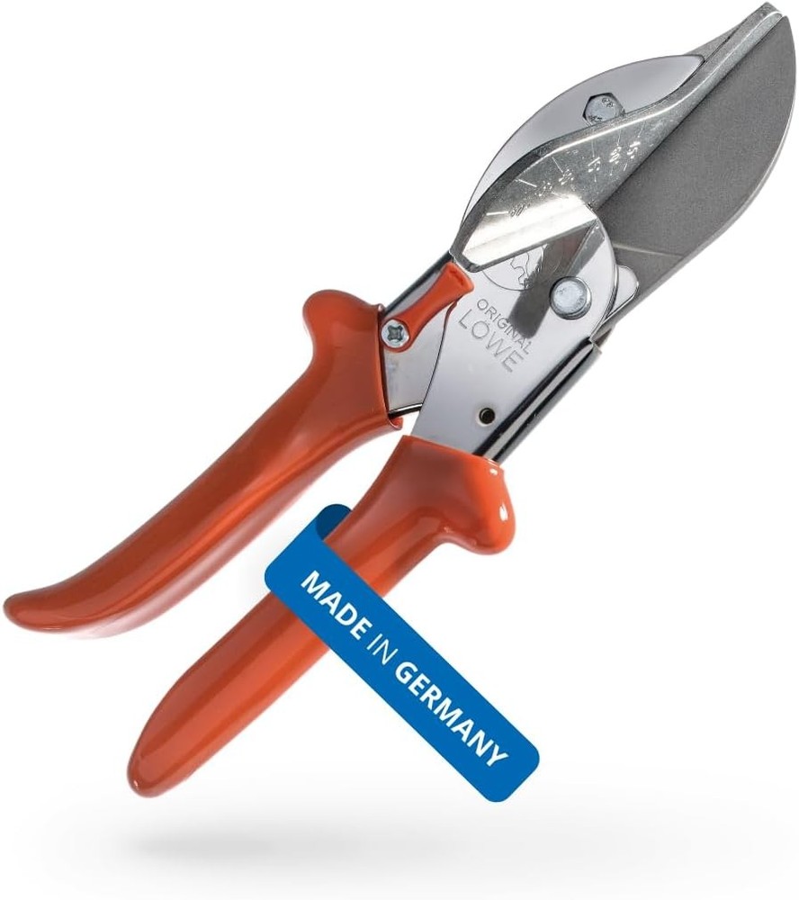 Professional Sharp Miter Shears with 45° Stops for Precision Cutting