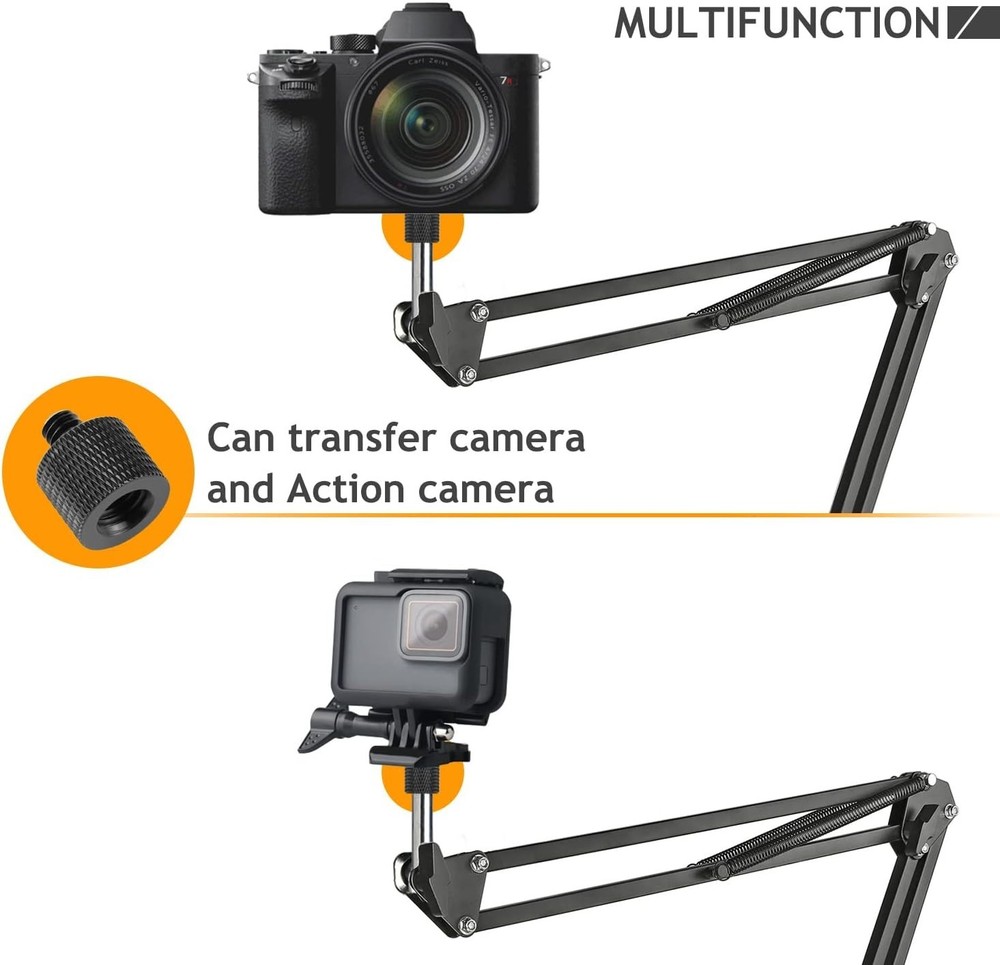 1/4 to 3/8 Camera Tripod Adapter - Secure Mounting for Professionals