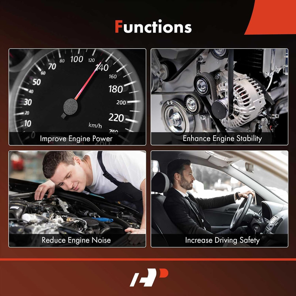 Engine Timing Belt Compatible with Mitsubishi Outlander 2003, Eclipse 2000-2005,