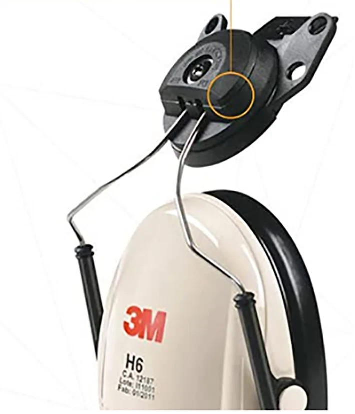 3M Peltor Optime 95 H6P3E/V Hard Hat Mounted Ear Muffs Helmet Earmuff