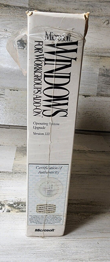 Microsoft Windows For Workgroups Add On Version 3.11 3.5"