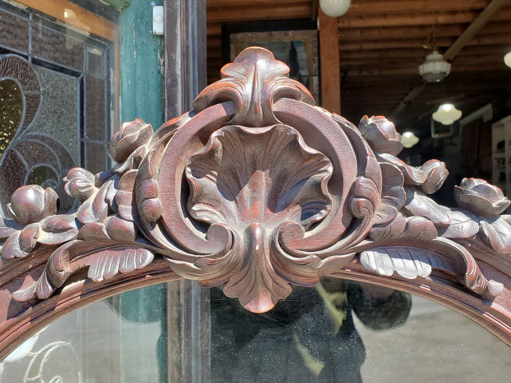 VICTORIAN ROCOCO ROSEWOOD FIRE SCREEN
