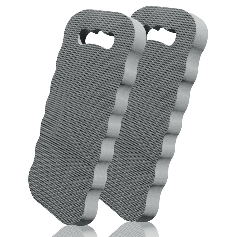 Kneeling Pad 2 Pack, Comfortable, Bath, Exercise, Stain Resistant, Grey