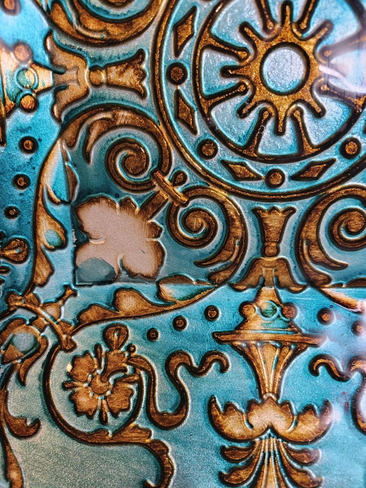 HAND PAINTED ARDA GLASS TRAY