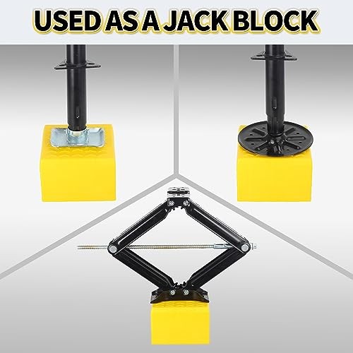 24 Pack RV Leveling Blocks, Stackable Jack Blocks, Interlocking 24 PACK