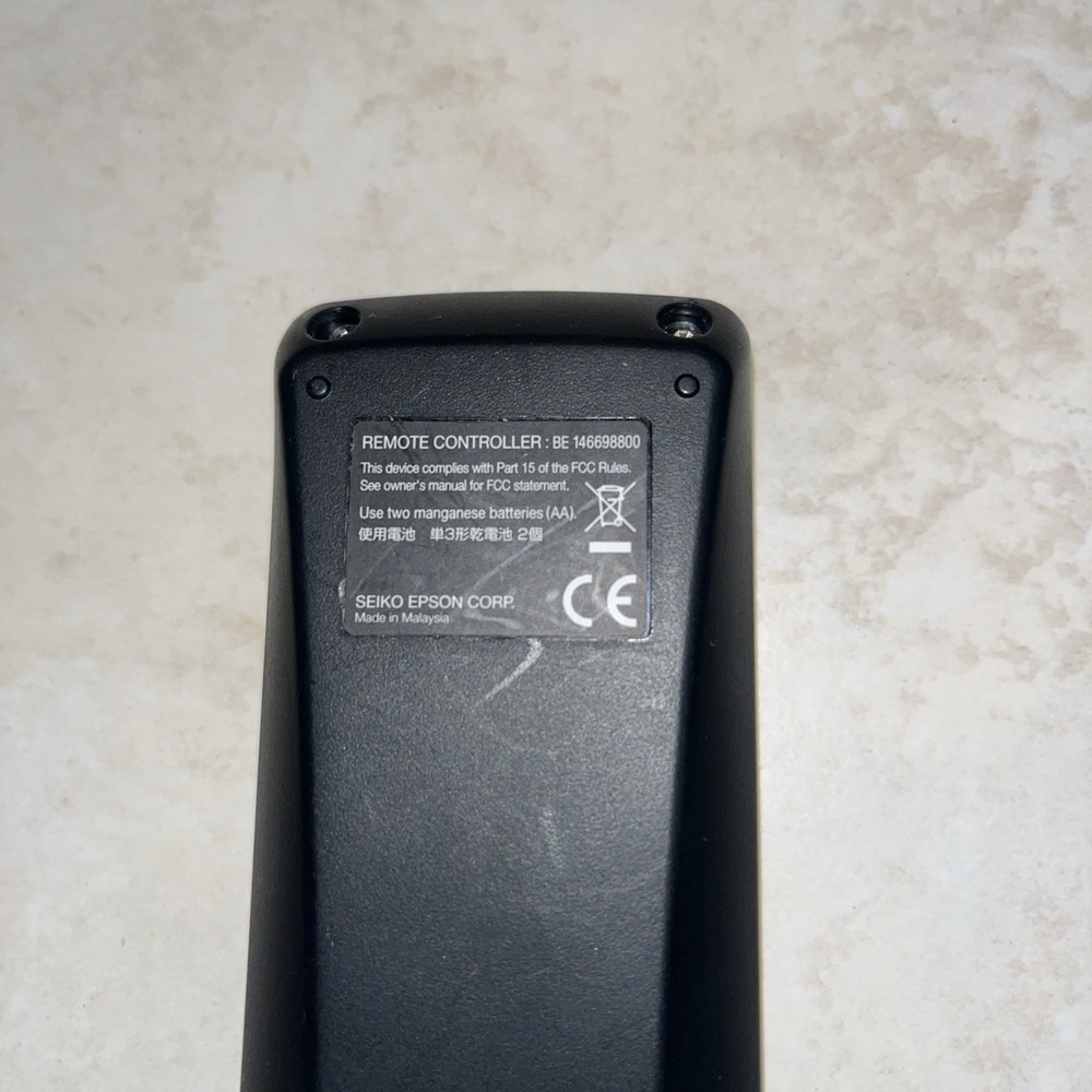 Seiko Epson Projector Remote Control BE146698800 Tested Fast Shipping!