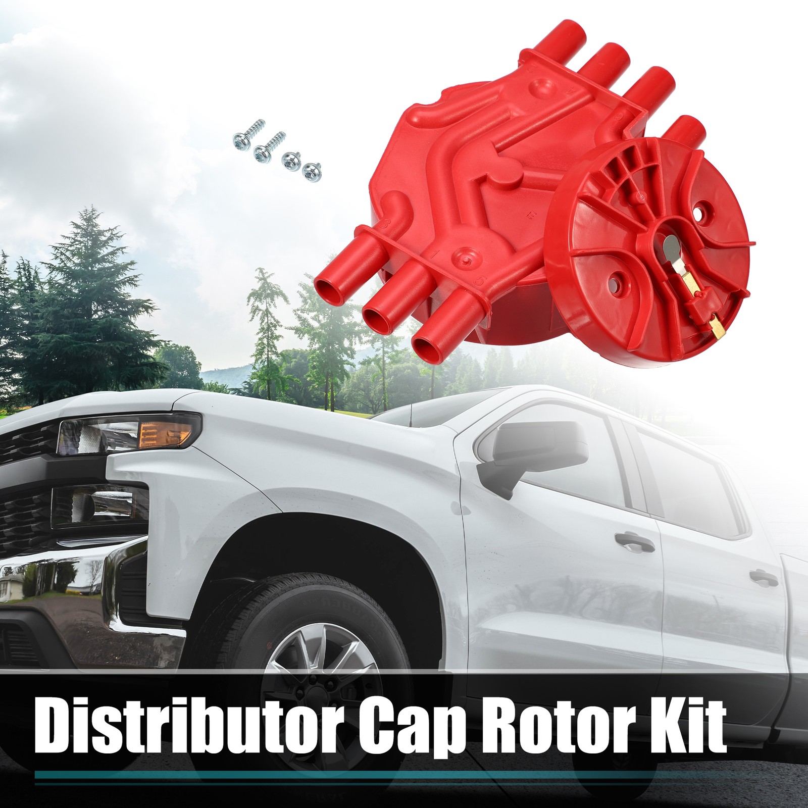 1104050 Auto Ignition Distributor Cap & Rotor Kit for Chevrolet GMC Sierra 4.3L