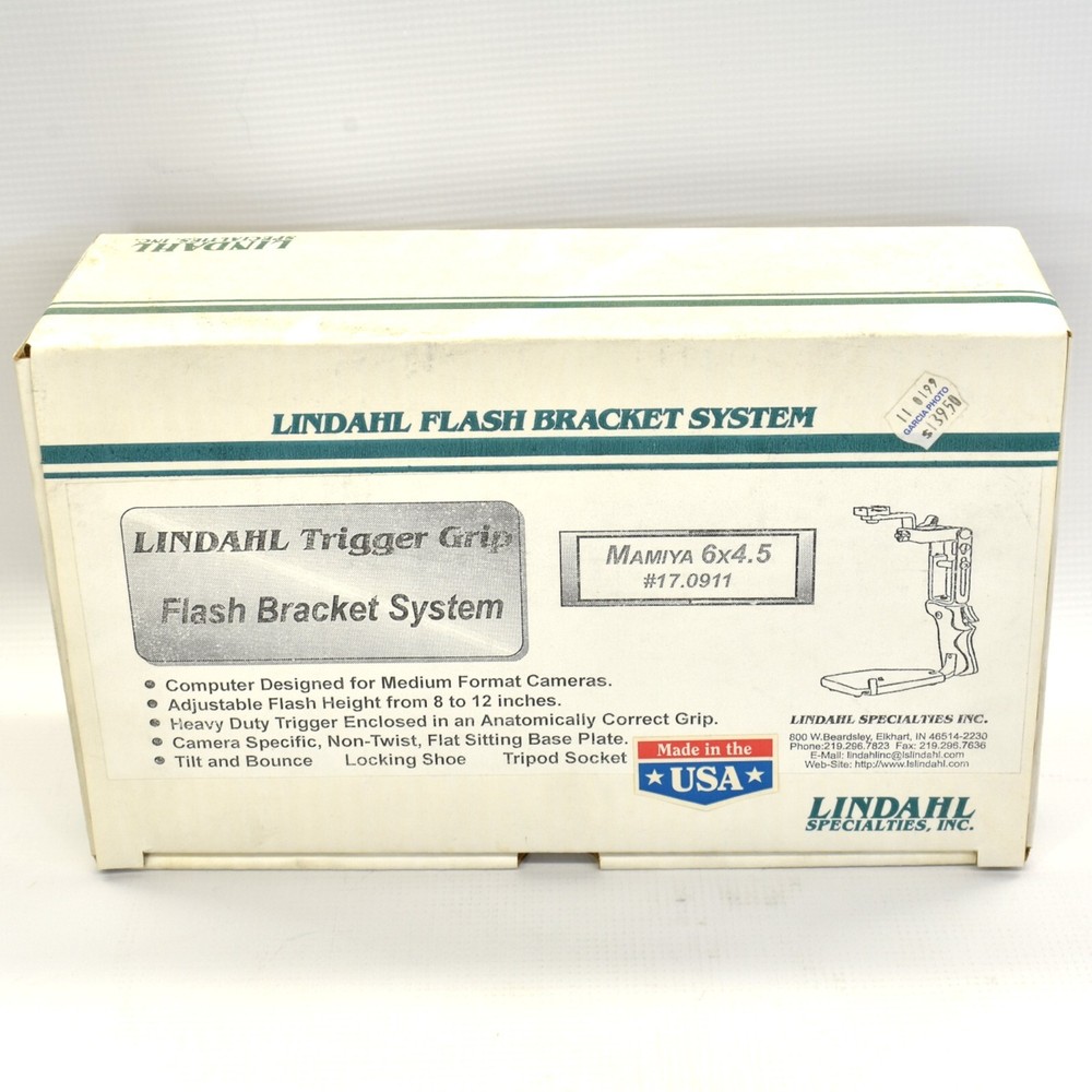 Lindahl Trigger Grip Flash Bracket System 6x4.5 NOS