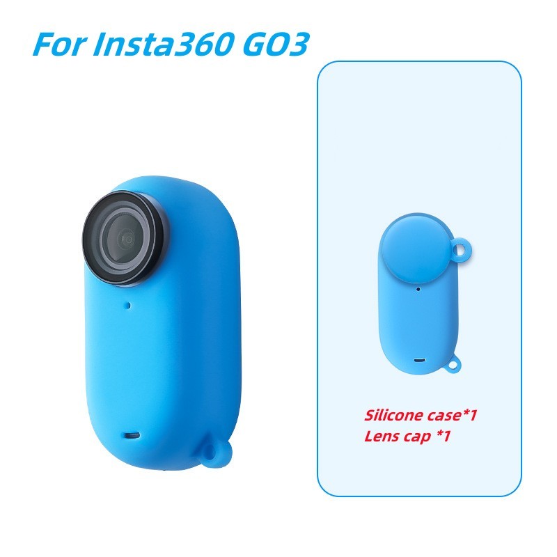 Camera Accessories Silicone Case Charging Case Protector for Insta360 GO3