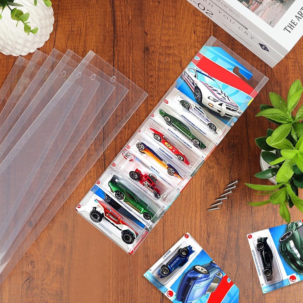 20Pcs Model Car Display Case Wall Mount Compatible with H-Wheels Match-Box
