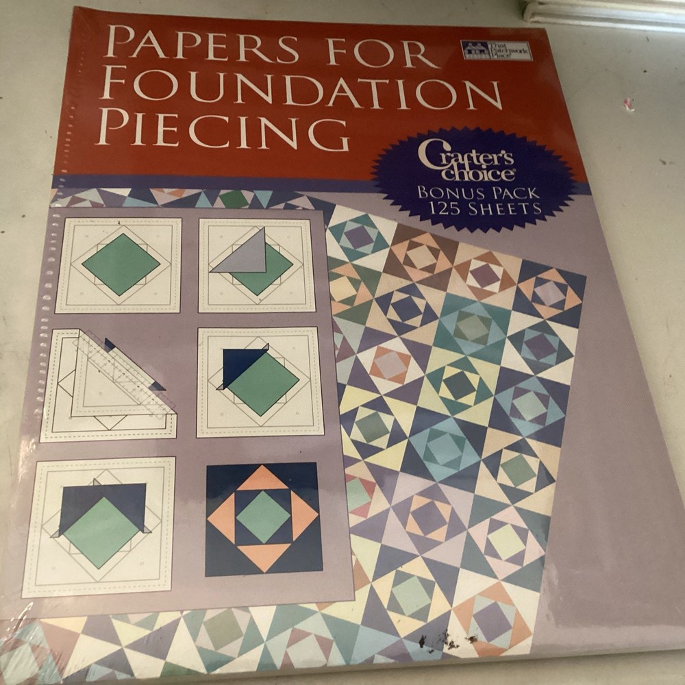 THAT PATCHWORK PLACE Papers for Foundation Piecing 100 Blank Sheets 8 1/2" X 11"