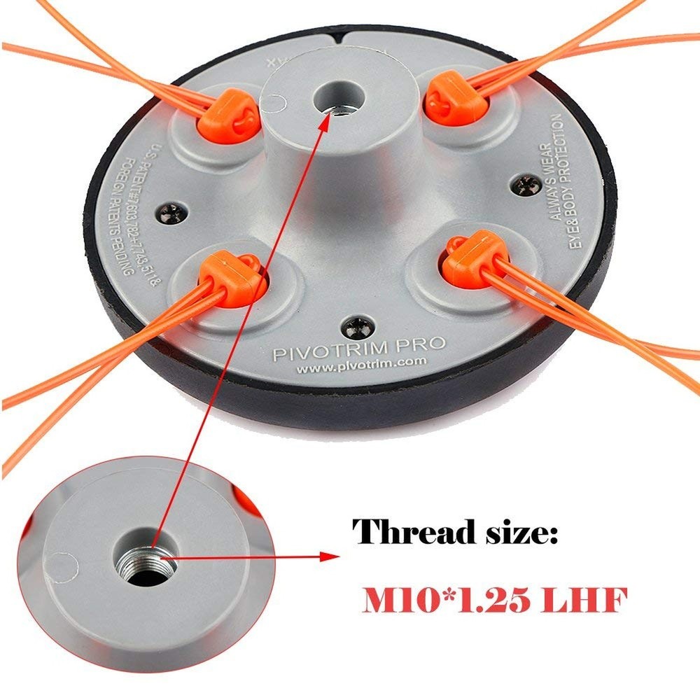 Universal String Trimmer Attachment Head Easy Load for Brushcutter Weed Eater...