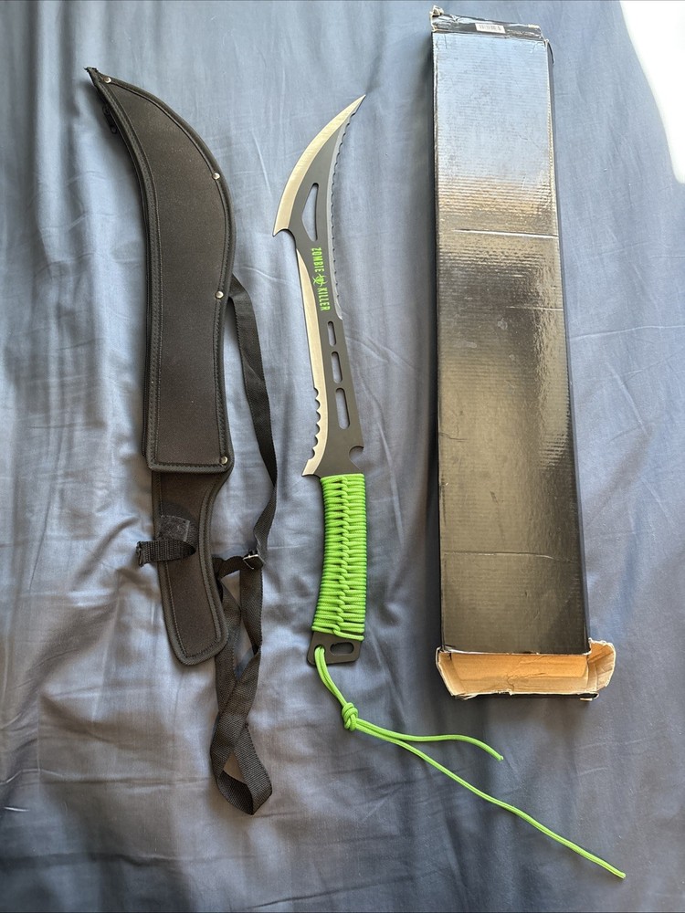 Zombie Killer / Biohazard-themed novelty machete