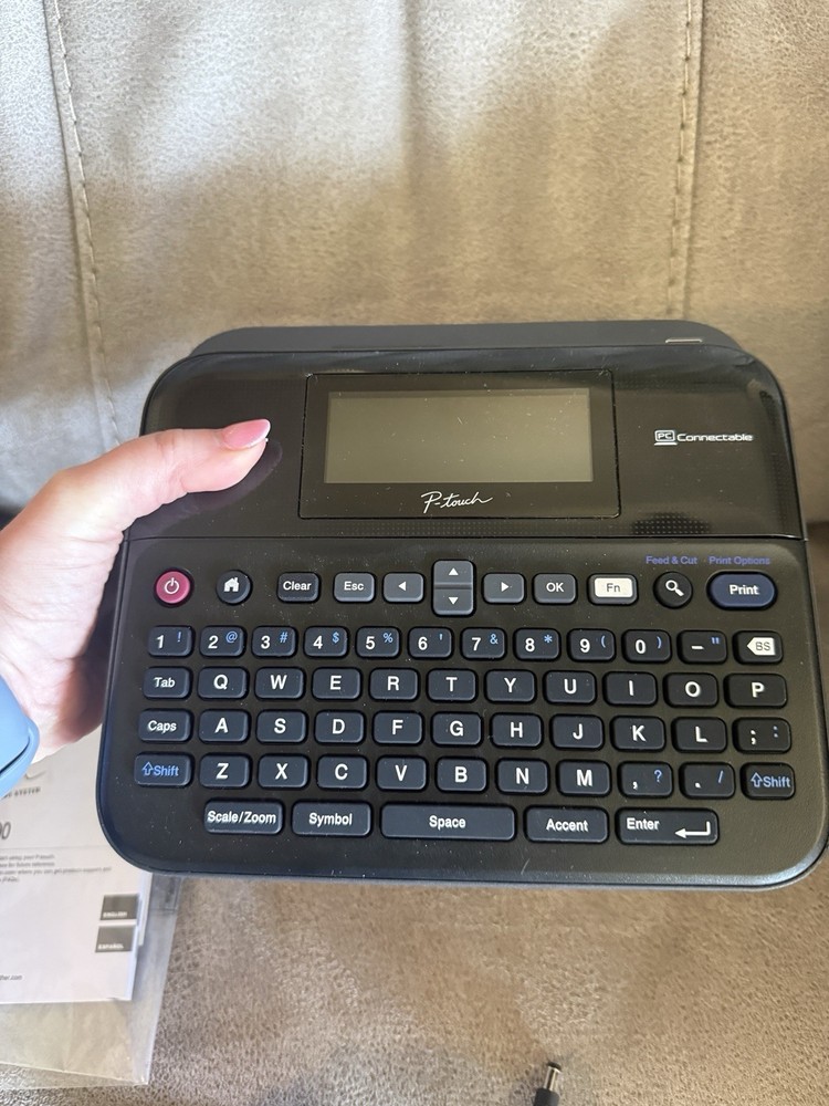 Brother PC-Connectable Label Maker with Color Display - PT-D600