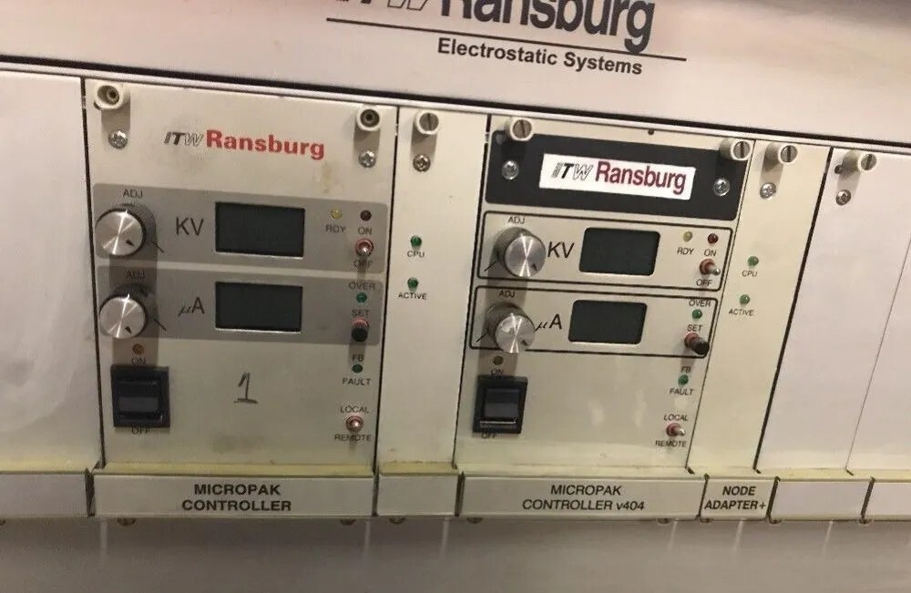 ITW Ransburg Electrostatic Systems Controller Micropak Controller V404 Warranty