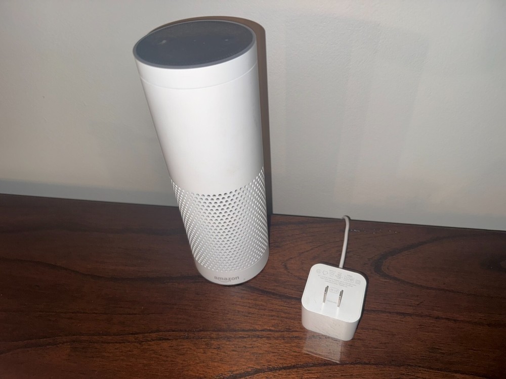 Amazon Echo (1st Generation) Smart Speaker - White