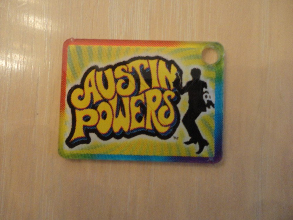 Austin Powers Pinball Machine Key Chain Fob
