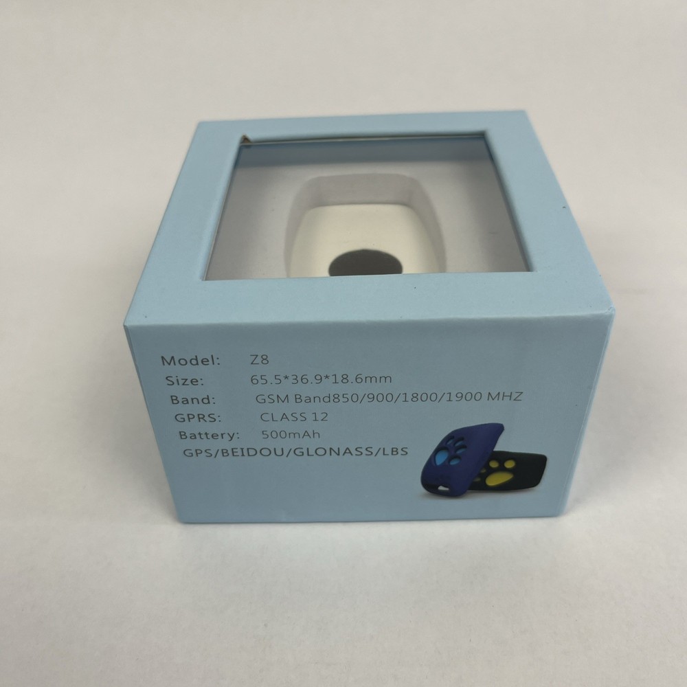 Blue Cat GPS Tracker with Adjustable Collar Smart Pet/Cat Tracker * OPEN BOX*
