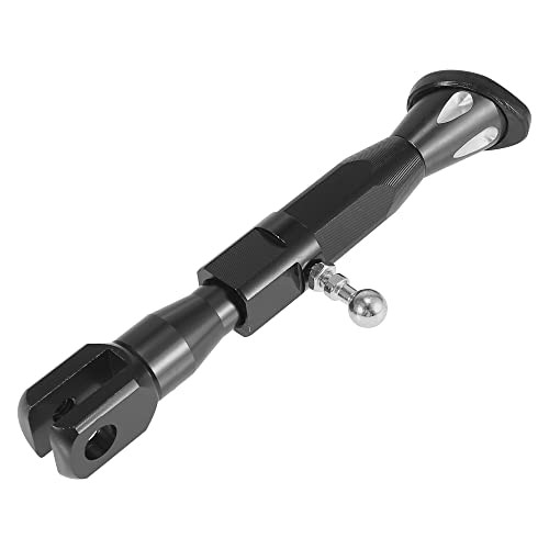 Universal Adjustable Motorcycle Kickstand Side Support Stand CNC Black