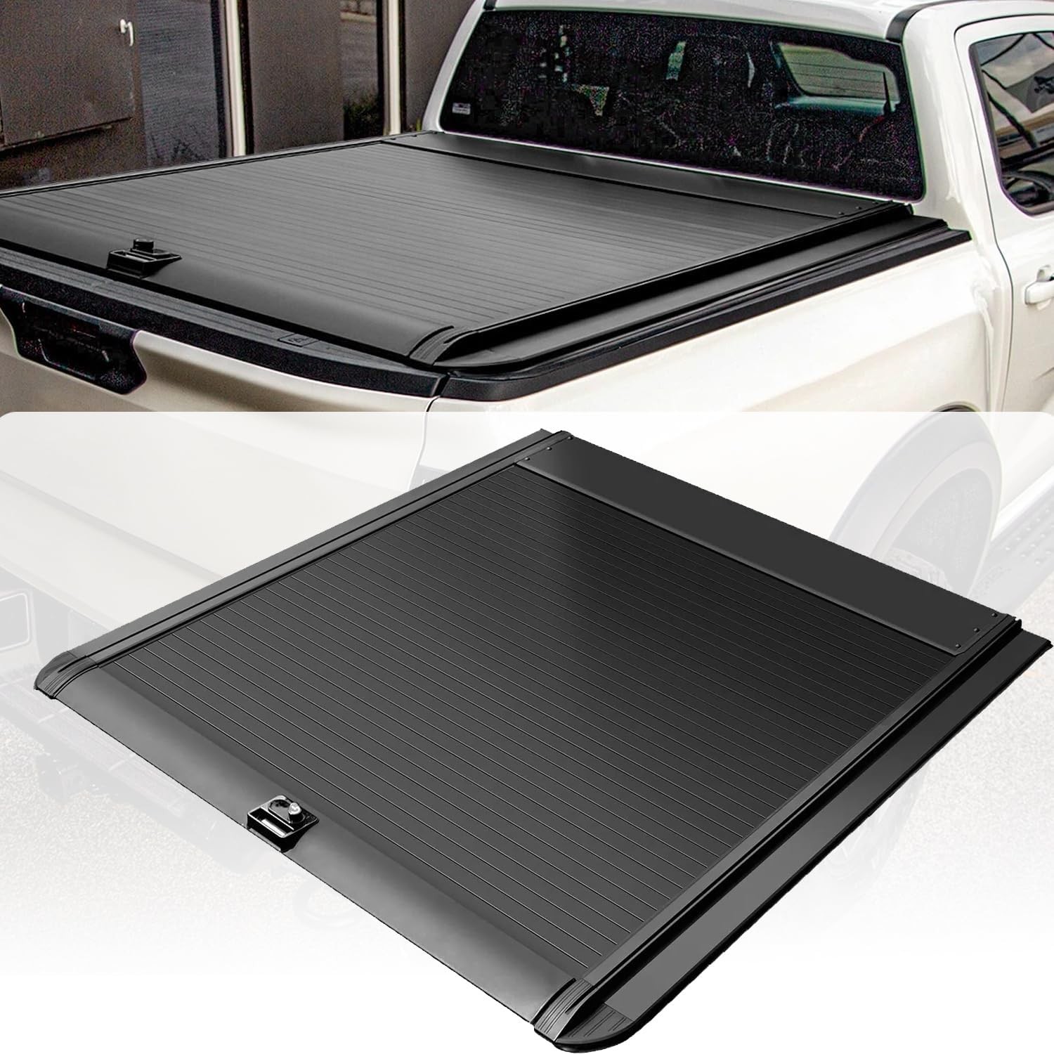 5.8FT Truck Retractable Hard Tonneau Cover For GMC Sierra Silverado 1500 14-26