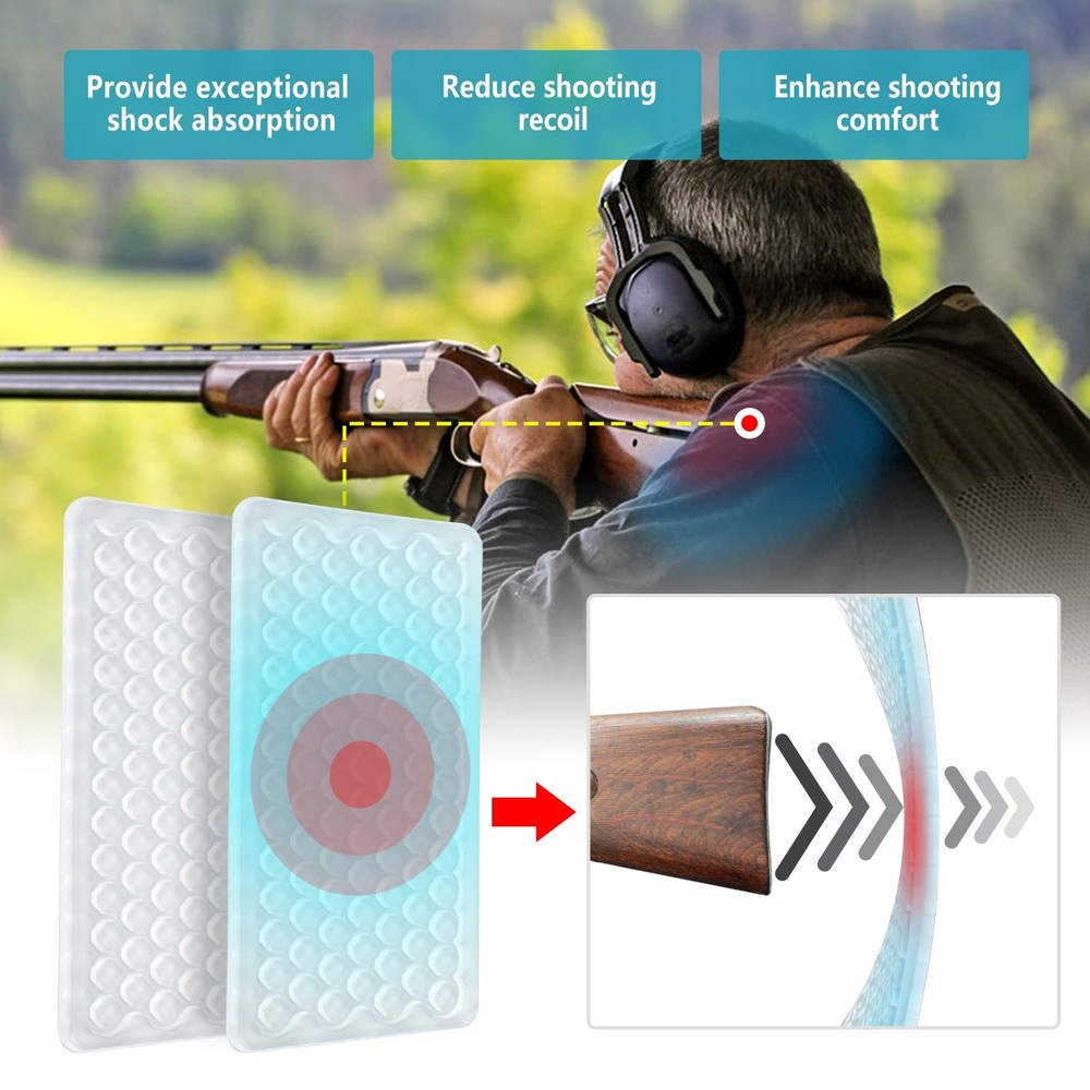 Ludex Recoil Pad Replace OEM Browning Reactar G3 Pad, for transparent