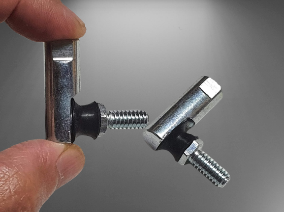 2X Carburetor Throttle 1/4-28 RH Tie Rod, Ball Joint, Linkage End, Dorman 41031