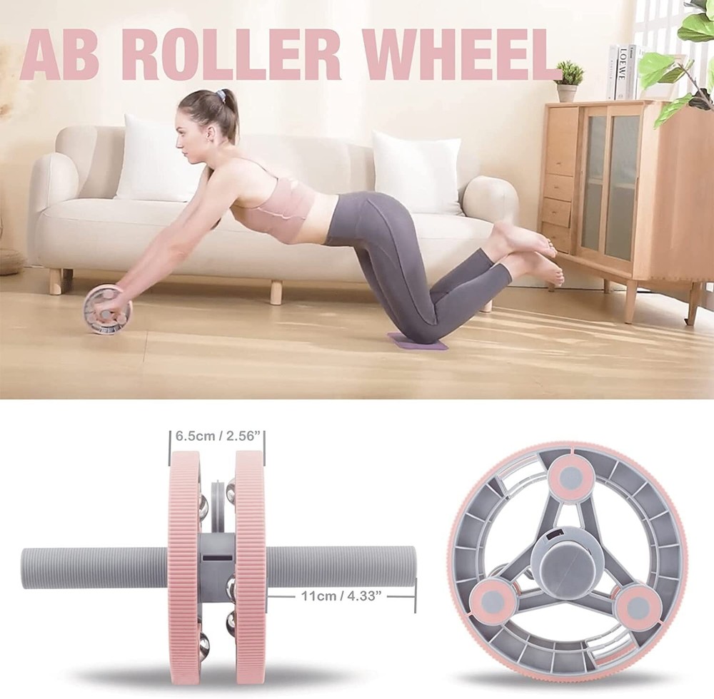 Elevens Ab Roller Wheel for Training Abdomen & Core Strength, 14-in-1 Exercise E