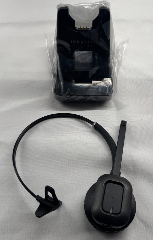 U84 ♻ INNOTALK Wireless Headset DW-780 DECT Wireless Universal Base & Monaural.