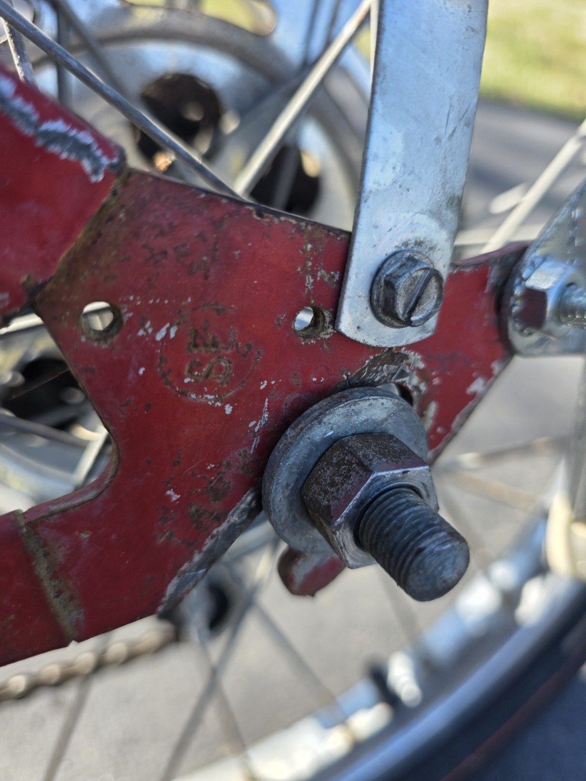 1969 Montgomery Wards Formula V original Survivor Flamboyant red 69 Muscle Bike