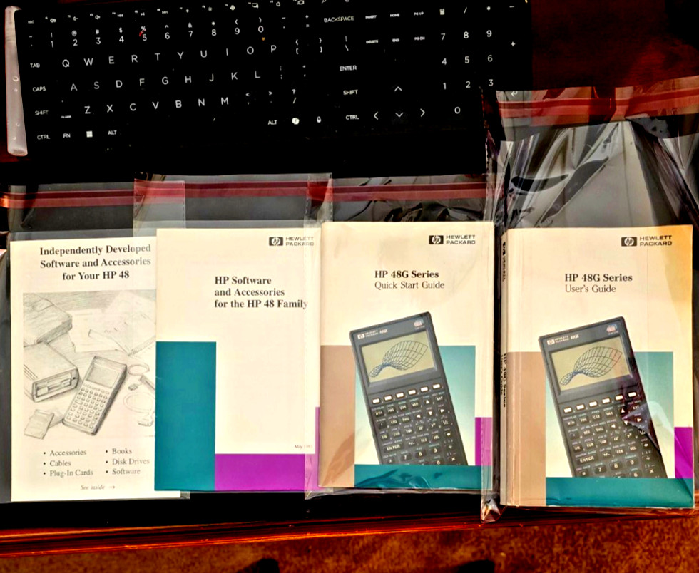 HP 48G Series User's Guide set of four