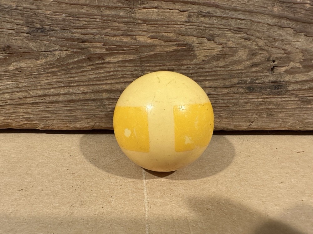 Vintage Replacement Pool Ball Billiards #9 stripe Billiard Ball 2 1/4" Diameter