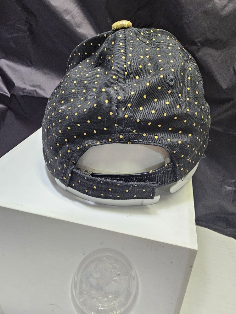Star Wars Black & Gold Polka Dot Adjustable Back Baseball Hat Cap