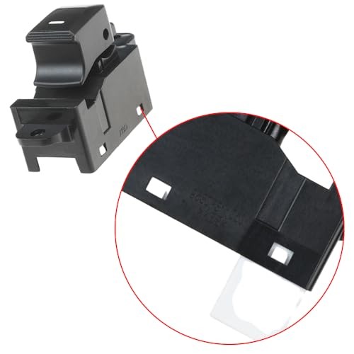 Power Window Switch, 7 Pins Front Right Car Window Switch Button Compatible