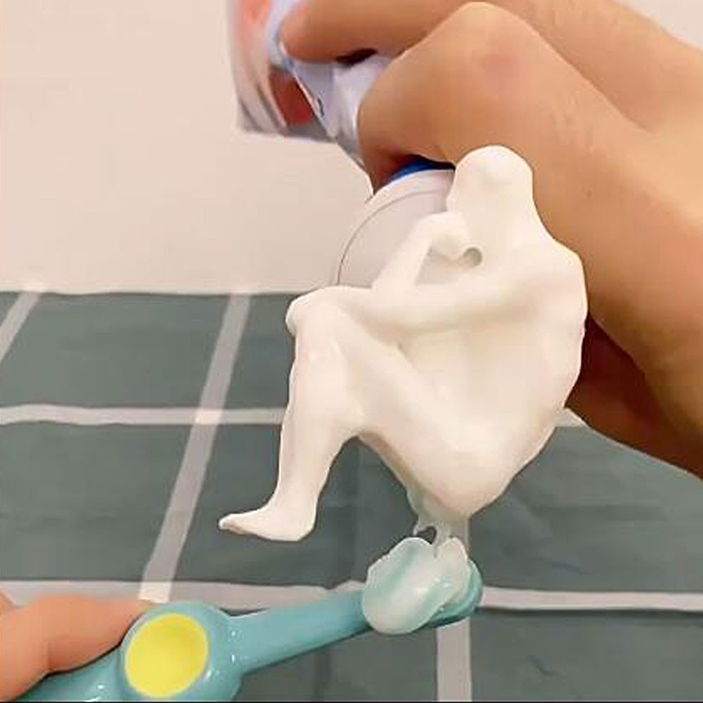 Pooping Toothpaste Cap Tricky Toothpaste Squeezer for Family TL