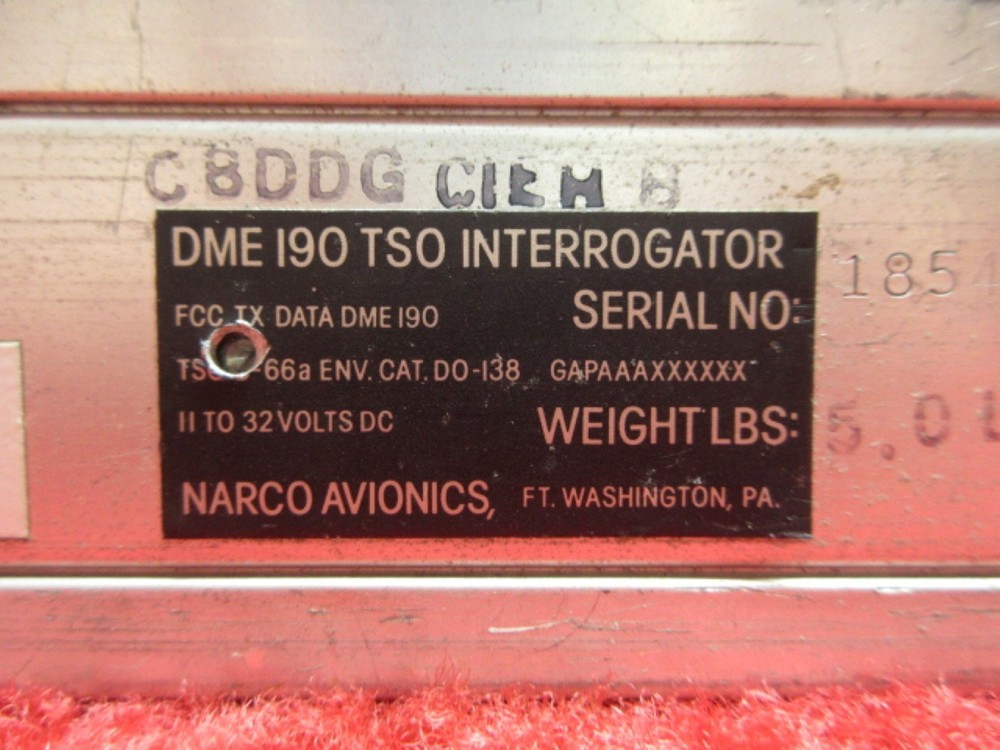 Narco DME 190 Interrogator 11-32V