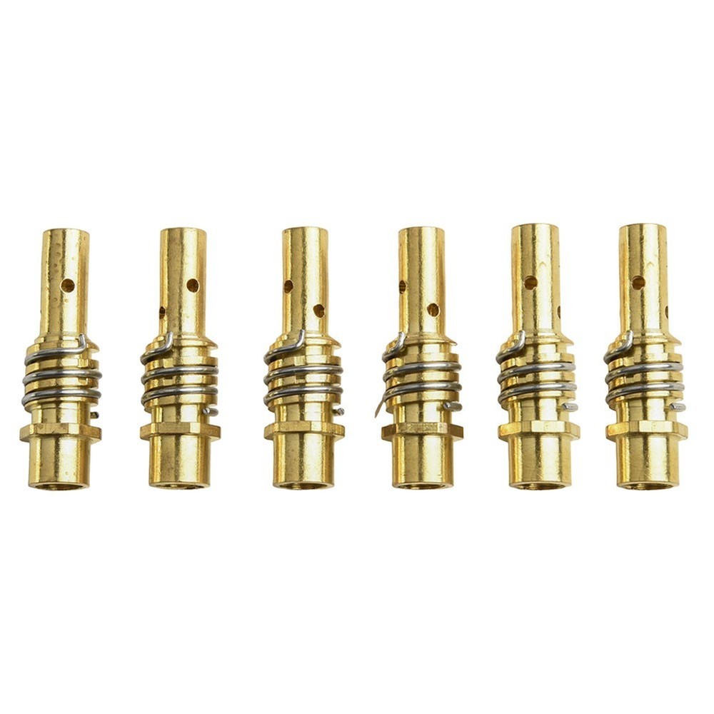 6PCS Contact Tip Holder Diffuser for 15AK MIG MAG Welding Torch Nozzle Set