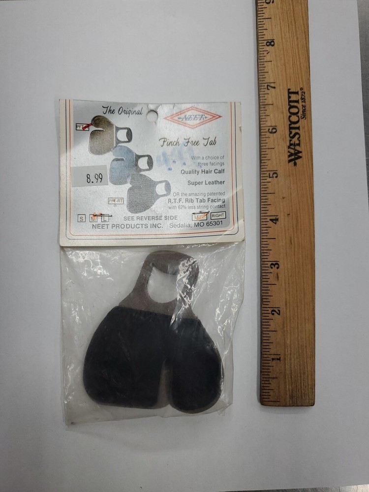 Neet Pinch Free Tab Bowstring Release - Calf Brown Size Medium Left Hand