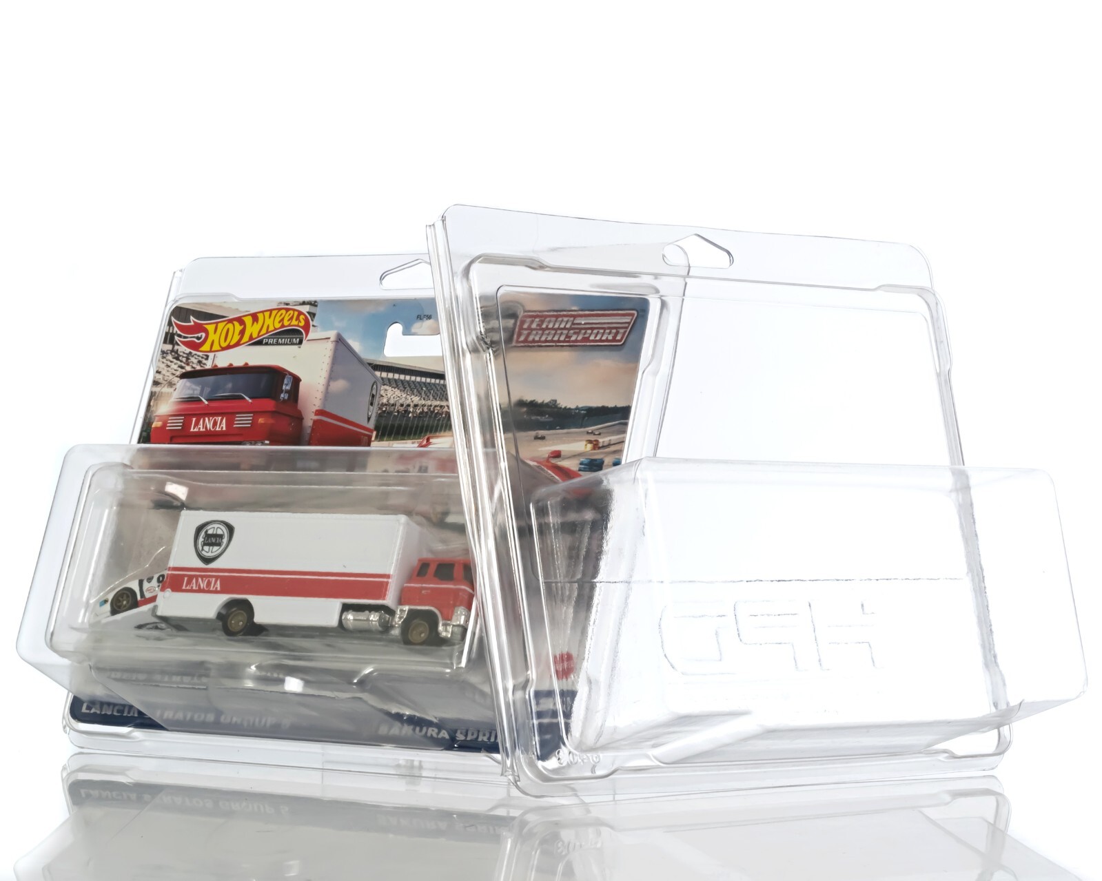 1 PACK HPD PROTECTOR CASE (TEAM TRANSPORTER) HOT WHEELS .8MM HEAVY DUTY