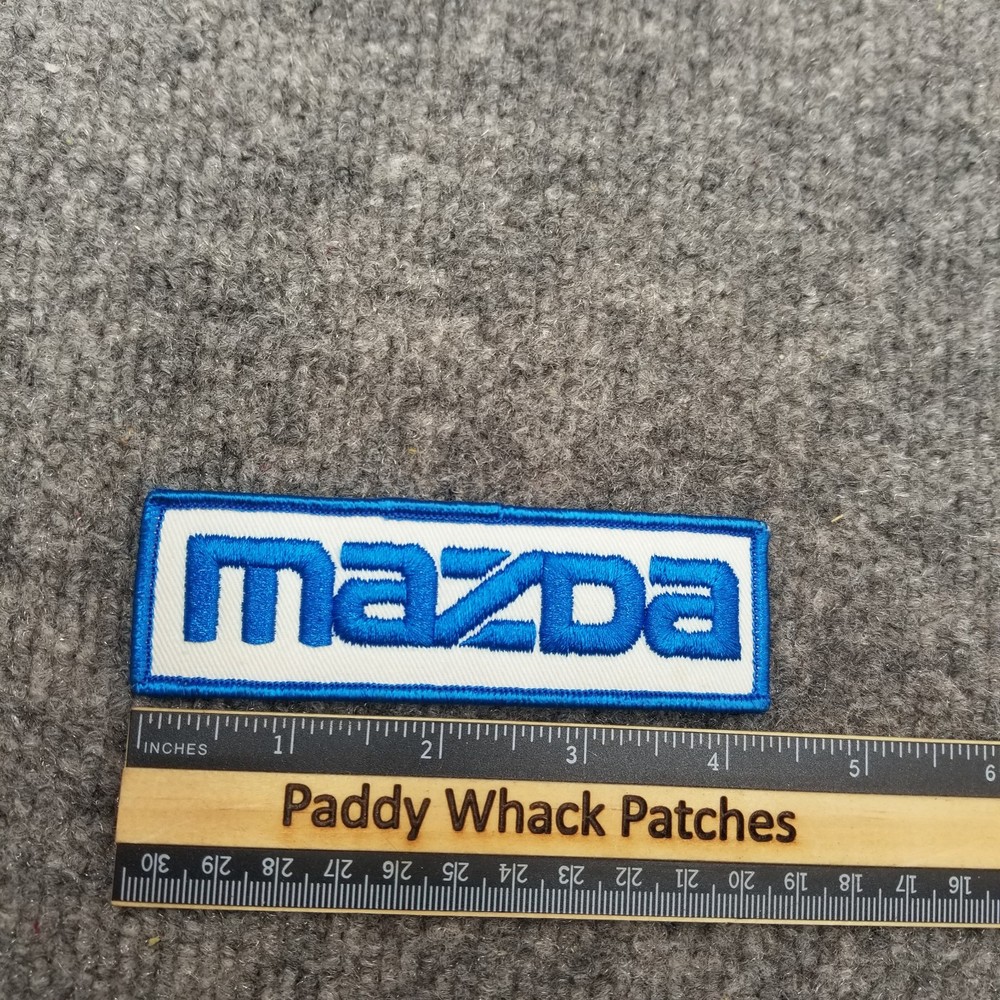Vintage Mazda Patch Car Auto 70s 80s Work Uniform AE2