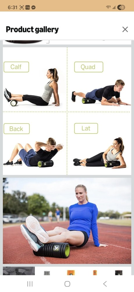 Triggerpoint Grid Foam Roller Density Level 2