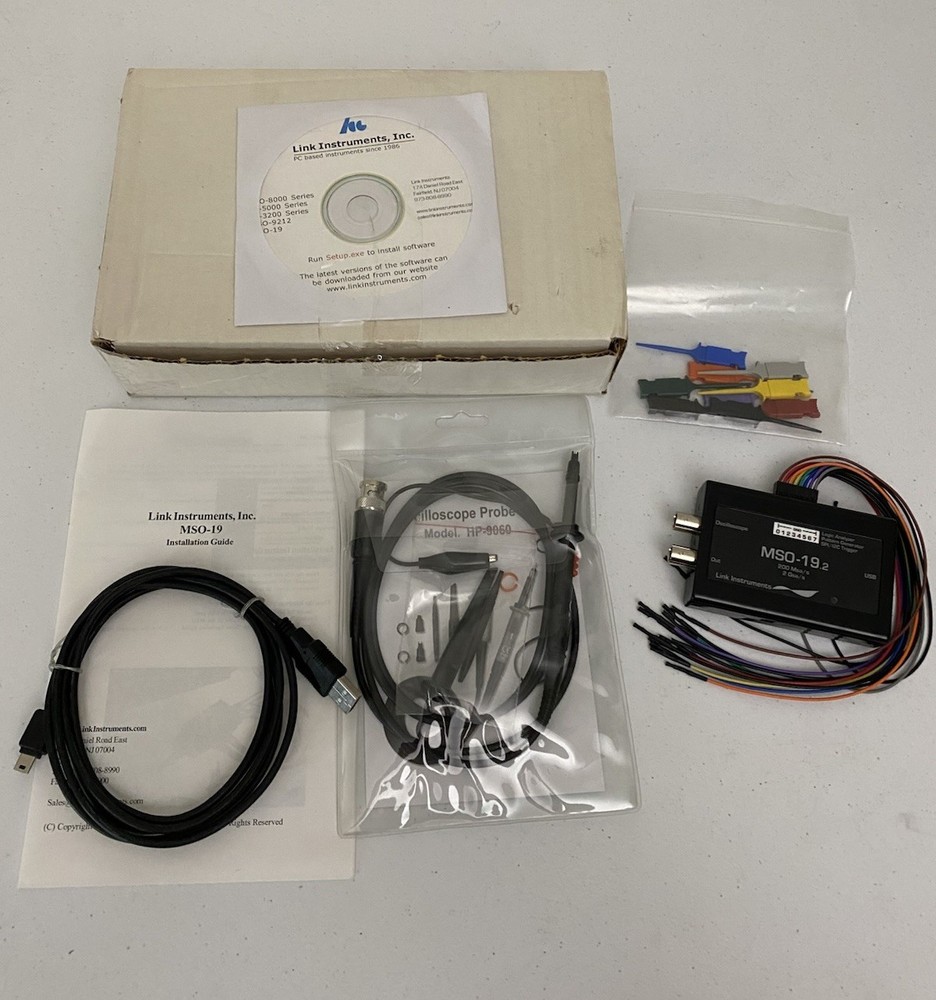 Link Instruments MSO-19 Kit Oscilloscope Logic Analyzer Pattern Generator