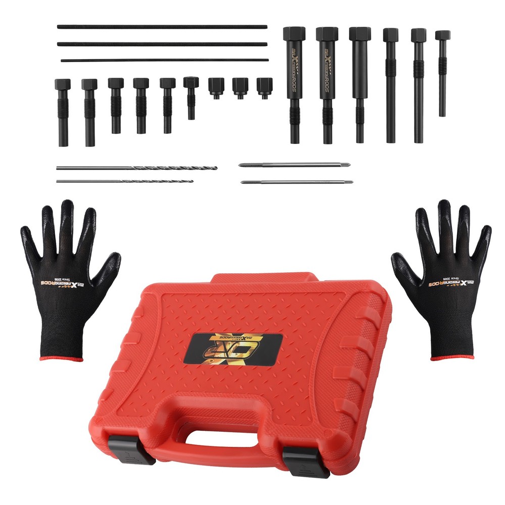 Glow Plug Electrodes Remover Extractor Remover Tapper Tool Kit M8&M10 Threads