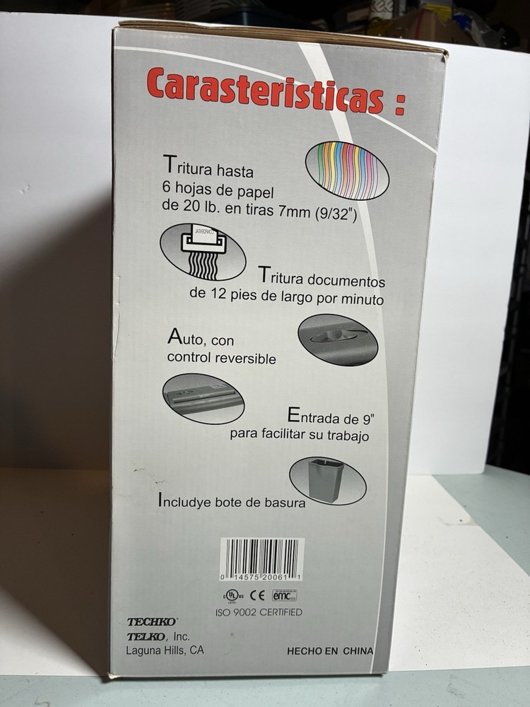 Straight Cut Paper Shredder