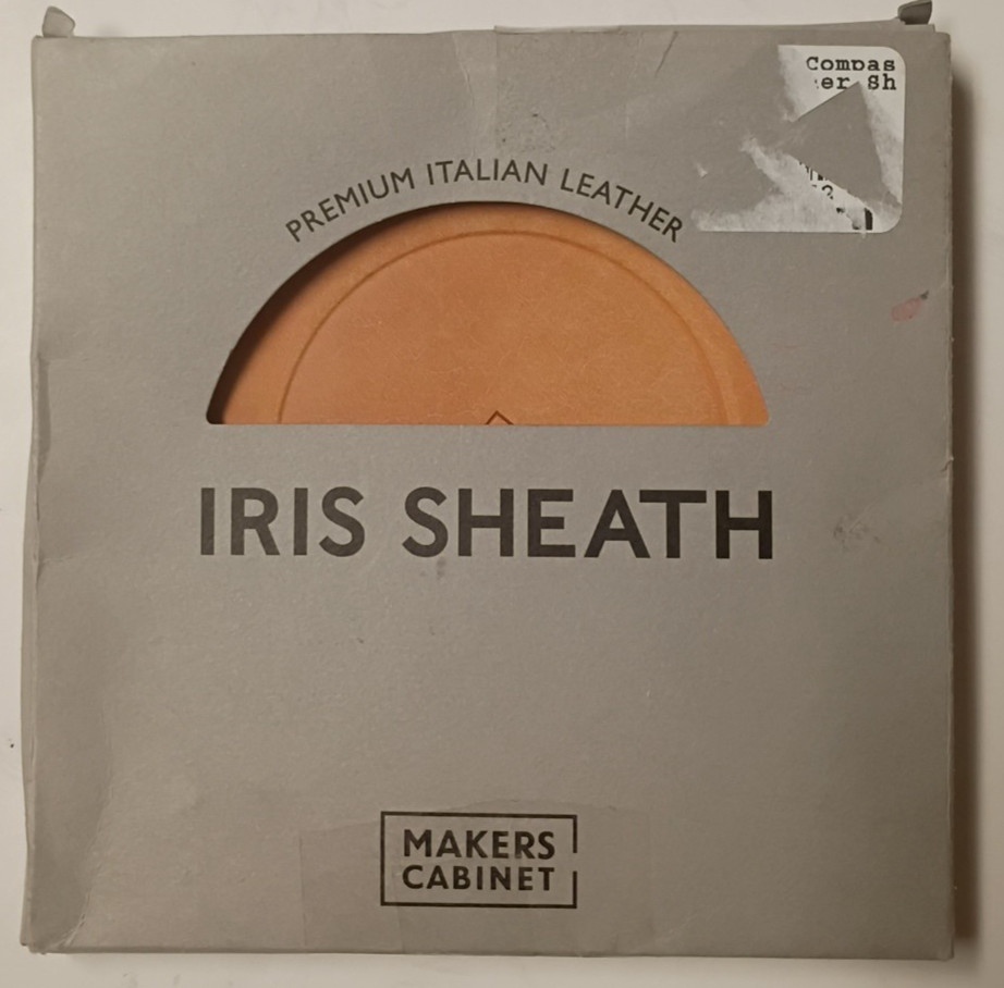 Makers Cabinet Leather Iris Sheath - 5" Diameter