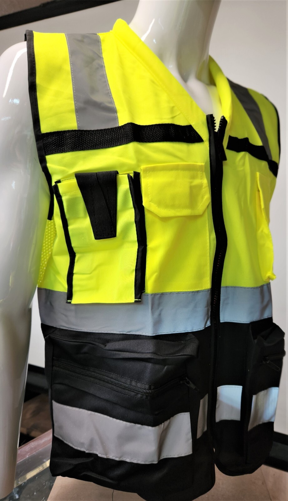 FX SAFETY VEST - Class 2 High Visibility Reflective Yellow Safety Vest