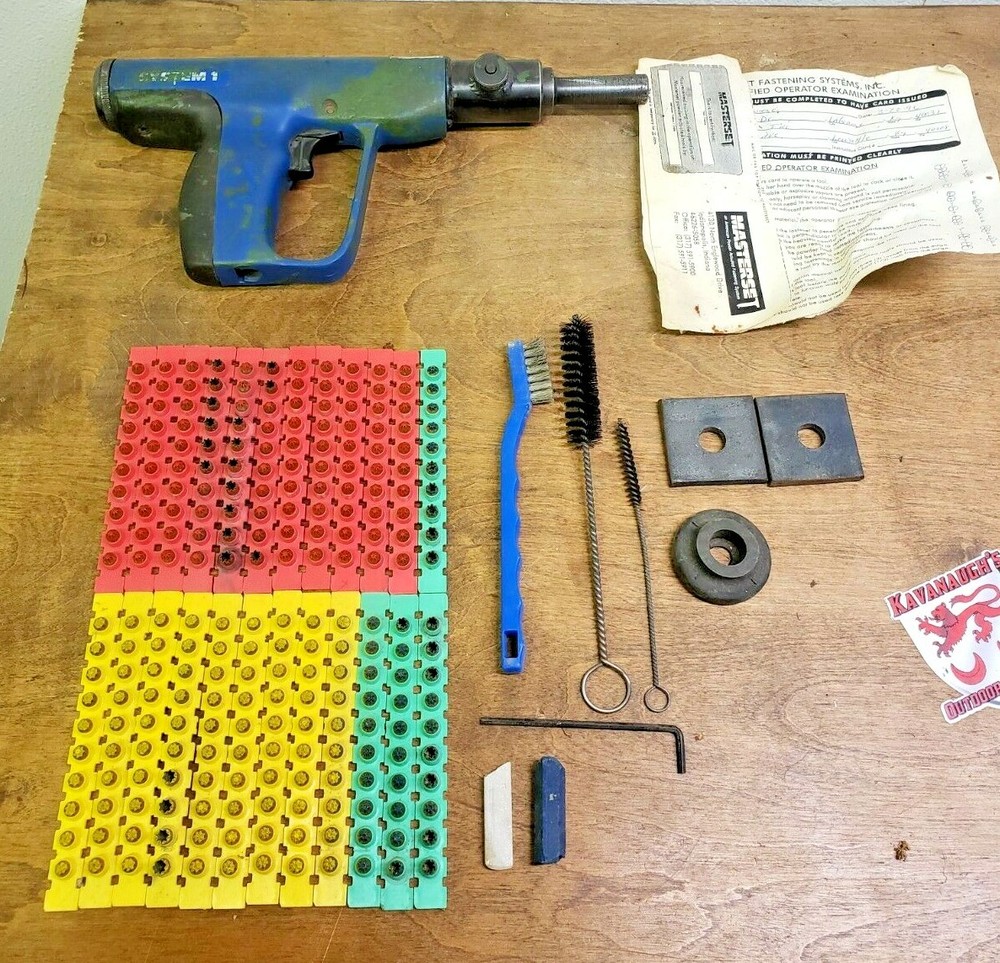 Masterset System 1 Powder Actuated Nail Tool w/ Tool Box