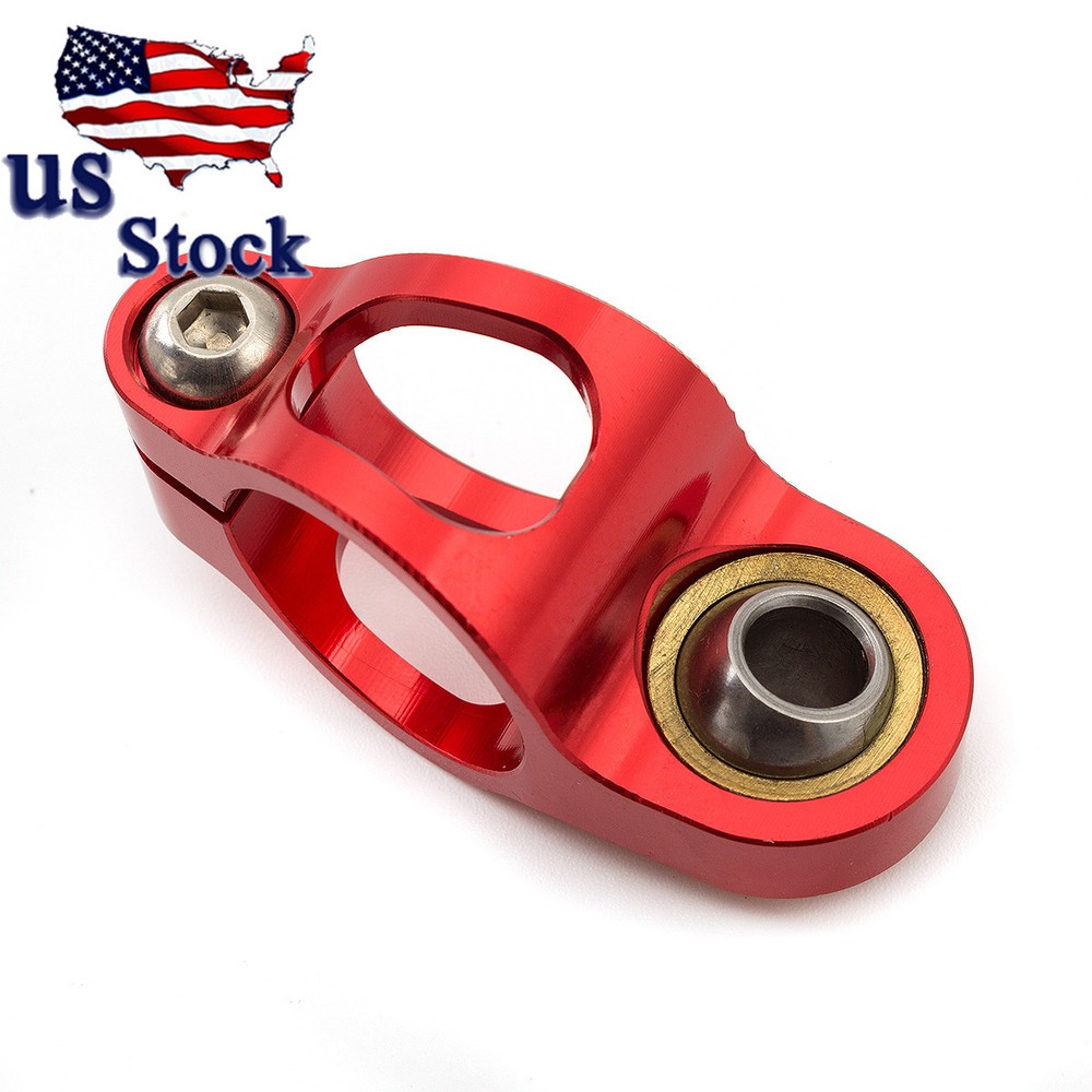 Motorcycle Universal CNC Adjustable Steering Damper Stabilizer Safety Black &Red