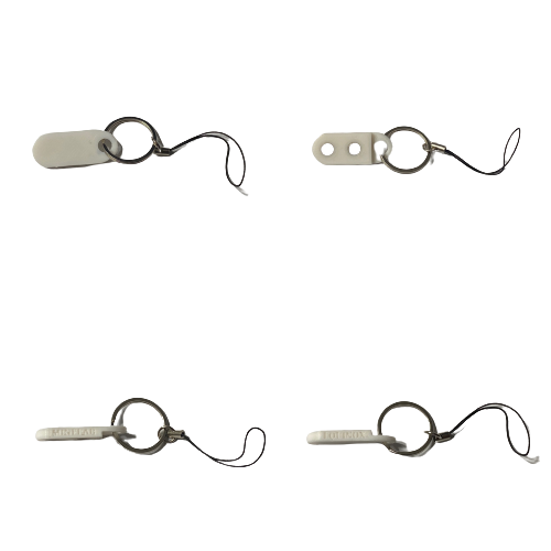 Minelab Equinox 800 charging port magnetic cover with lanyard.