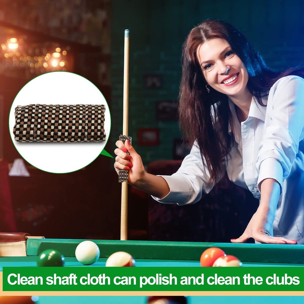 19 Pcs Billiards Pool Table Rail Brush Cleaning Kit Pool Table Brush Set with...